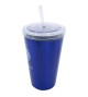 Copo Plástico Canudo 500ml - Bahia